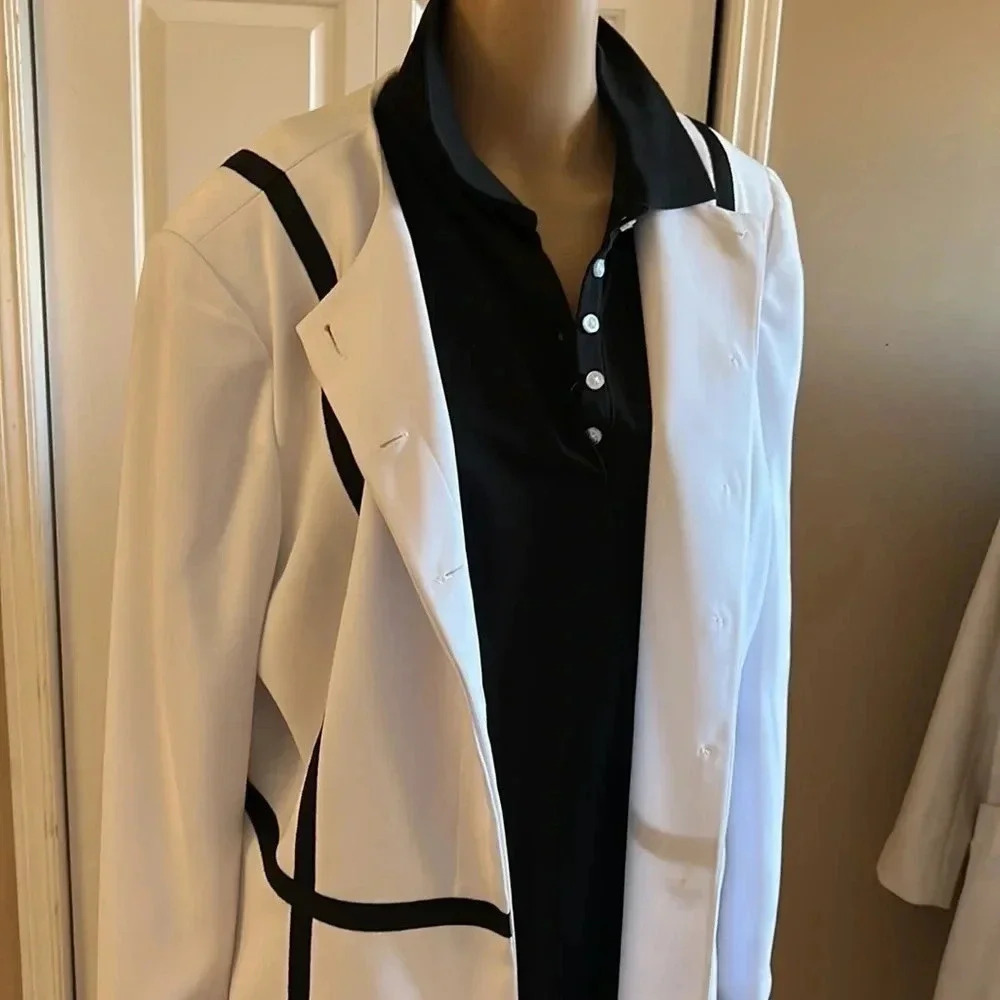 polo shirt  golf cotton black, NWT, Y2K vtg,LEE Riders activewear,cottagecore - Picture 11 of 13